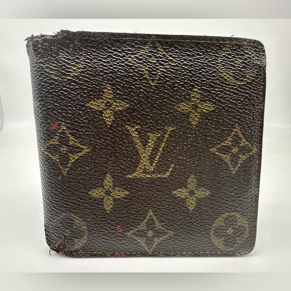 Authentic Men’s Louis Vuitton Bifold Wallet Snap Coin Pocket Vintage Elegance - Picture 12 of 12